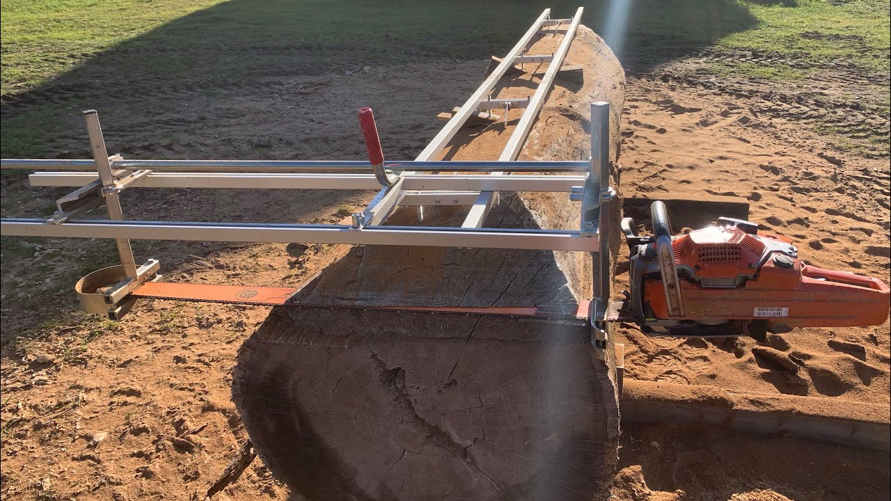 Домашняя пилорама. Как распустить бревно на доски смотреть онлайн