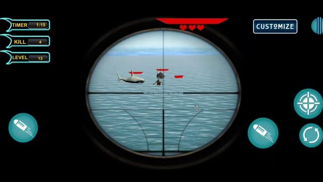Shark Sniper Hunting _ Android GamePlay #5 смотреть онлайн