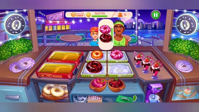 Эволюция шеф-повара ресторана в игре Cooking Craze: Restaurant Game #1