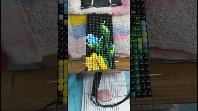 Процес плетіння гердана | Гердан | Gerdan | Beaded jewelry смотреть онлайн