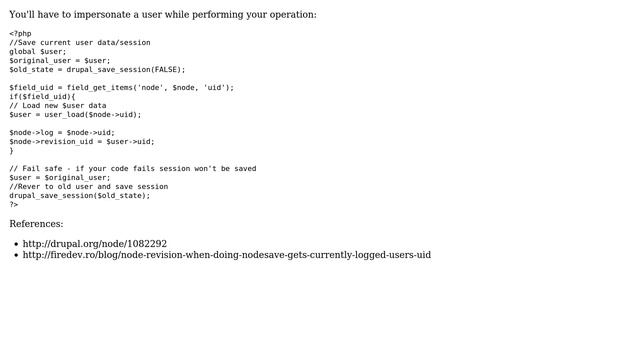 Drupal: How to change the revision uid on node save? (2 Solutions!!) смотреть онлайн