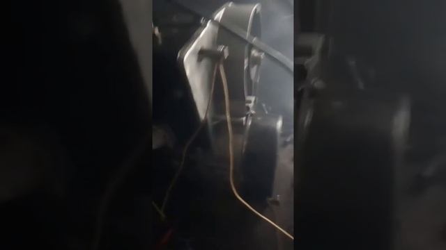 Запуск двс снегохода рысь после сборки !