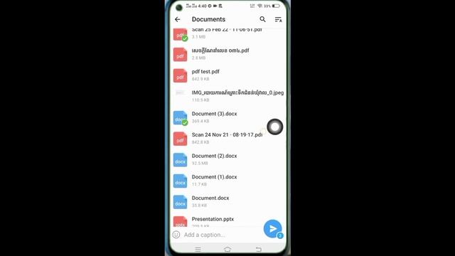 How to Send file Word, Excel, PowerPoint, PDF On Telegram | Kh learning смотреть онлайн