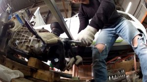 Замена фланца коробки ВАЗ 2121 НИВА. Переборка промвала. По схеме никто не делает?!