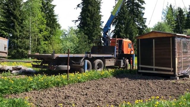 Выгрузка бани и отзыв - "МУЖИКИ, ВОТ ЭТО ДА!" смотреть онлайн
