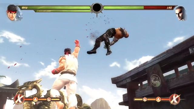 Ryu Comes to Mortal Kombat Komplete Edition (Declone Preview…..) смотреть онлайн