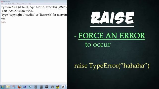 Let's Learn Python - Basics #5 of 8 - Exception Handling смотреть онлайн
