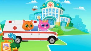 Котик Bubbu заболел и Настя лечит | У Бубу болит хвост