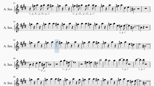Alto Sax Sheet Music: How to play Yes Sir That's My Baby by Firehouse Five Plus Two смотреть онлайн