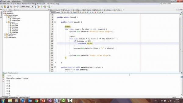 Урок 18 - Loop FOR labels(Java для Начинающих)