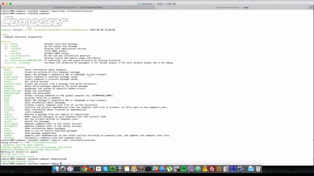 Php Composer Tutorial - 10 Common composer commands part 7 composer remove смотреть онлайн