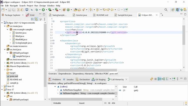 Eclipse 2021-12 Java IDE Improvements смотреть онлайн