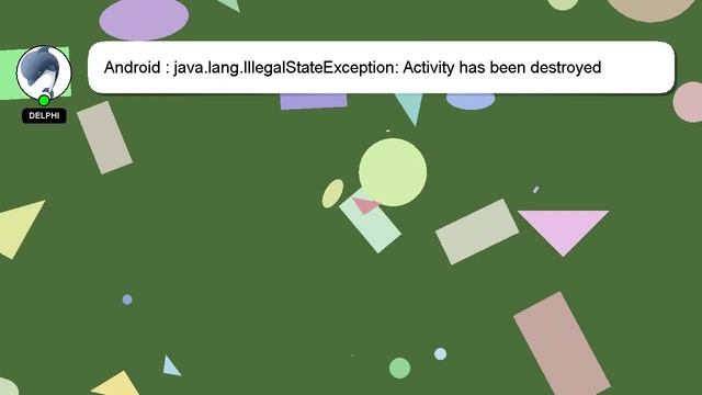 Android : java.lang.IllegalStateException: Activity has been destroyed смотреть онлайн
