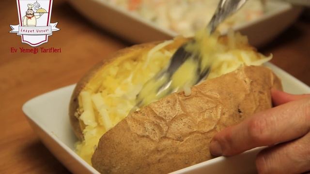 Ev Yapımı Patates Kumpir Tarifi - Fırında Malzemeli Kumpir смотреть онлайн