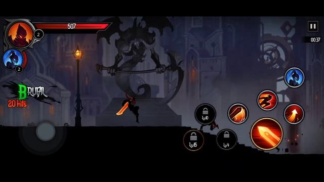 Shadow knight Ninja game war Chapter 1 part 2 Clear смотреть онлайн