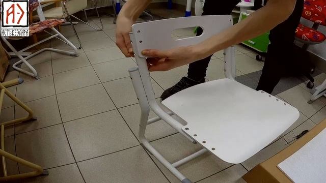 Сборка комплекта мебели Колибри мини 2 парта и стул. смотреть онлайн