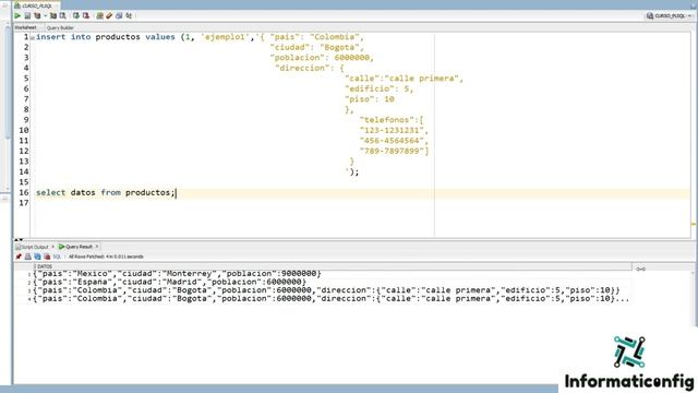 Curso de Oracle PLSQL en español desde cero | JSON , ARRAYS (video 63) смотреть онлайн