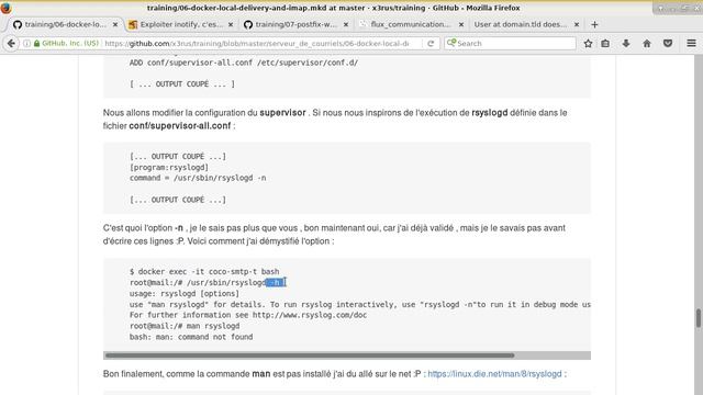 Linux 202 ( Cours 43 - Dockerisé Postfix et Imap - 4 partie FIN) смотреть онлайн