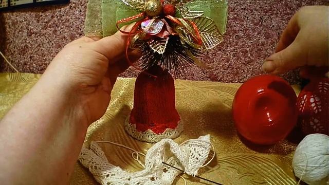 DIY. Пустые баночки. Продолжаю украшать дом к Новому году. Украшение окна. смотреть онлайн