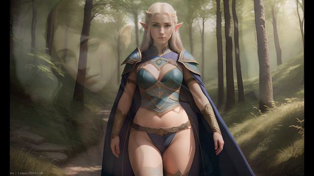 AI Art Beauties - Beautiful Elves
