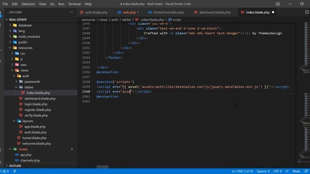 (08) Add Style in New Page and Render it Into Master Blade | Integrate Admin Dashboard in Laravel 9 смотреть онлайн