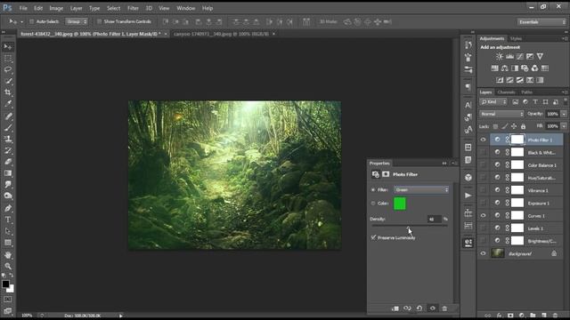 Adjustments and styles in photoshop | adjustment layer photoshop | MMR GFX смотреть онлайн