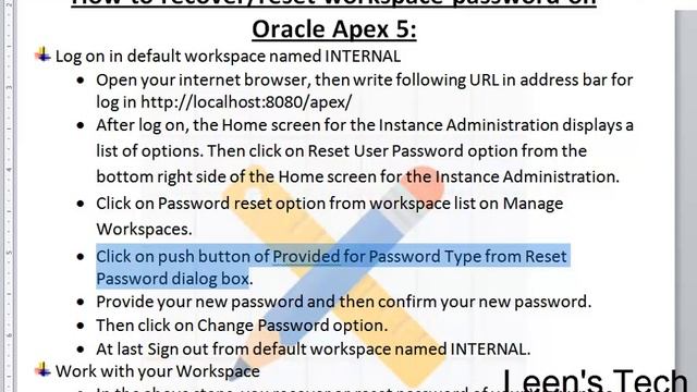 Oracle Apex 5 Tutorial in Bangla #3: How to recover or reset workspace password on Oracle Apex 5 смотреть онлайн