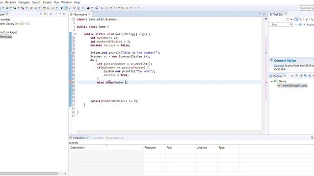 Create your first mini "Guess the number" game in JAVA смотреть онлайн