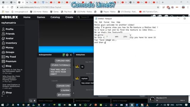 How to Re-Texture a Roblox Hat | Roblox Studio Tutorial смотреть онлайн