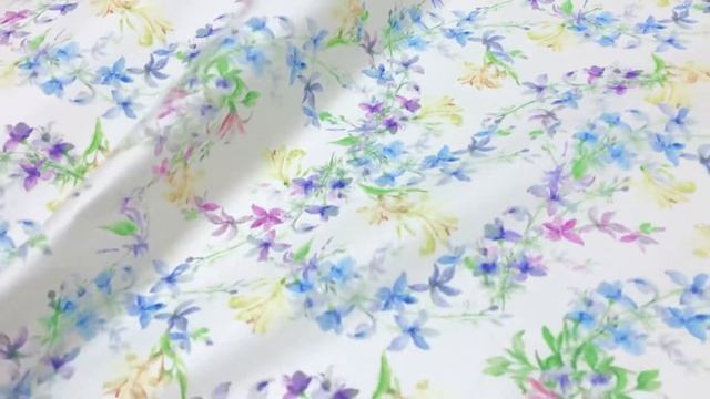 Плотный хлопок "Цветочный дуэт", шир.1,5м, хлопок-100%,170гр/м.кв АРТ 11069 смотреть онлайн