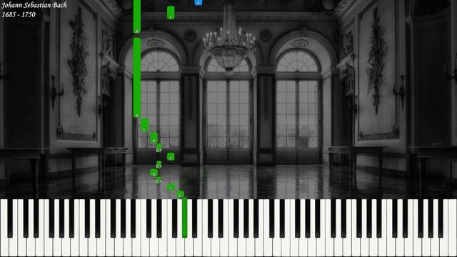 Johann Sebastian Bach - Fantasia in G Minor BWV 920 | Piano Synthesia | Library of Music смотреть онлайн