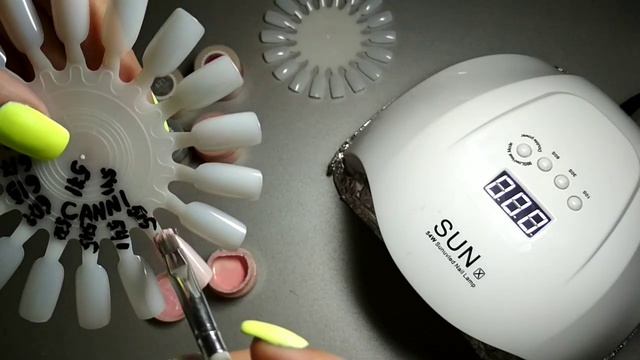 Led лампа 54 W и гель краска Canni с AliExpress смотреть онлайн
