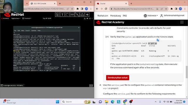 Exam 8.5 Lab:Container Orchestration with Kubernetes & OpenShift |Defarani XII TKJ 2 #redhatacademy смотреть онлайн