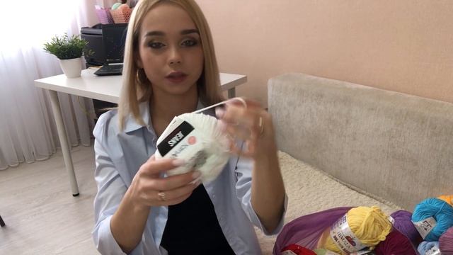 МЕГА РАСПАКОВКА ПРЯЖИ смотреть онлайн