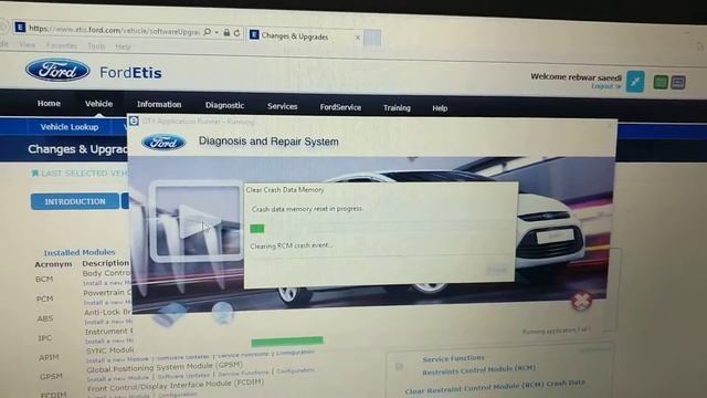 Crash data clearing IDS error смотреть онлайн
