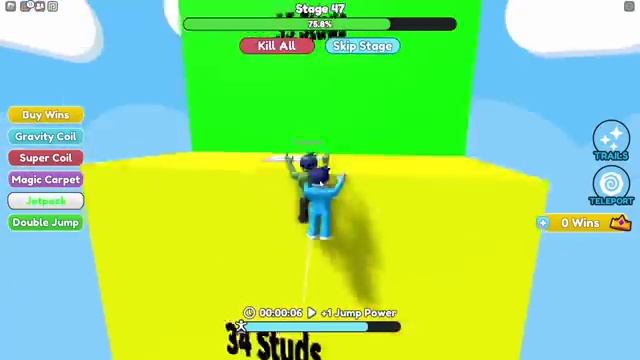 ROBLOX EASY STUDS JUMP OBBY! WITH OGGY смотреть онлайн