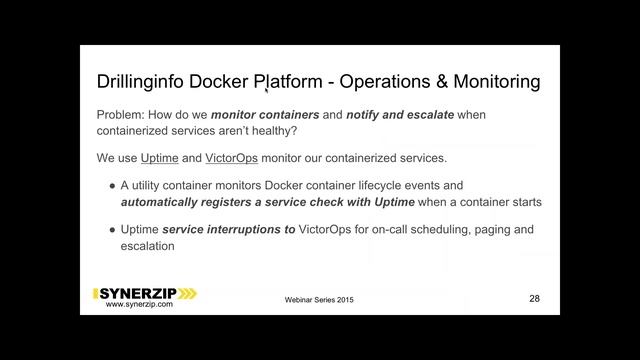 [Webinar] - Running Microservices on Docker смотреть онлайн