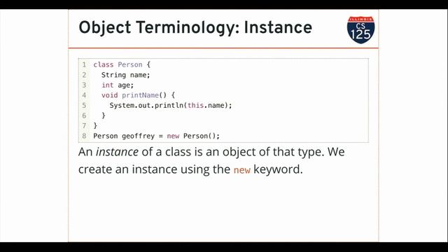 CS 125 Fall 2019: Mon 9.23.2019. Introduction to Objects смотреть онлайн