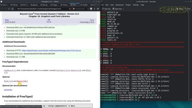 9. Packages 144 to 222 of 996 - How to build Beyond Linux From Scratch (BLFS) 12.0 смотреть онлайн