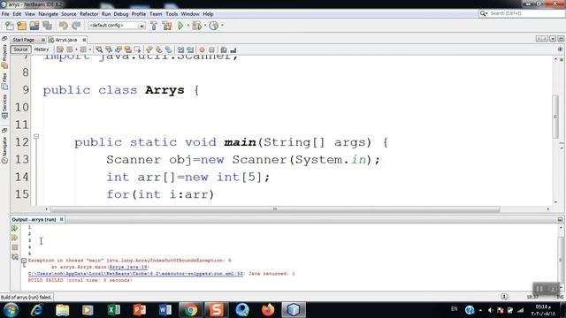 27- inserting one dimensional array from keyboard in java смотреть онлайн