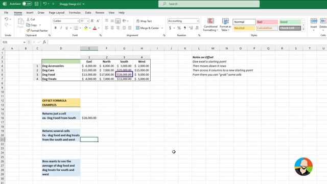 Module 4 : Lesson 12 OFFSET Function | Excel Training for Beginners смотреть онлайн