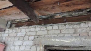 Проем в несущей кирпичной стене гаража. Ч 1.