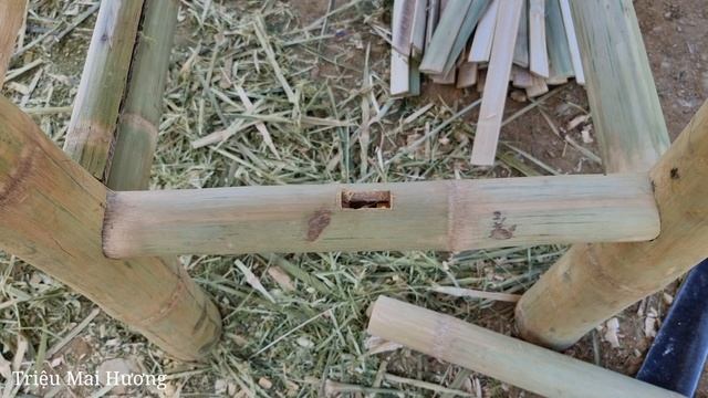 How To Make Bamboo Tables And Chairs - Homemade Furniture, Bamboo House 2022 | Trieu Mai Huong