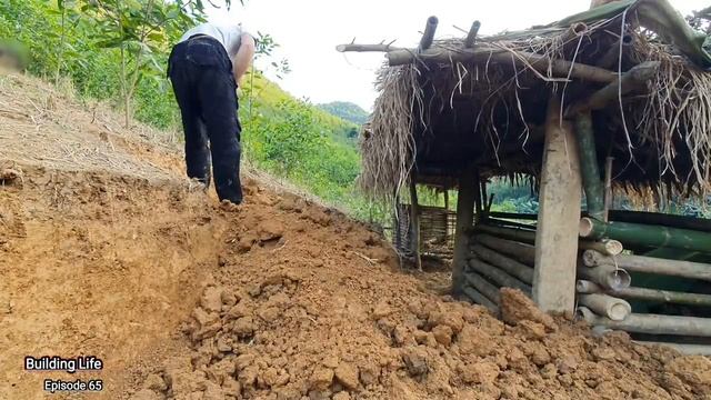 Dig a Platform To Expand The Farm To Raise A Lot Of Chickens, Building Life, Episode 65 смотреть онлайн