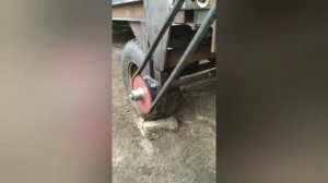 Самодельный навозоразбрасыватель (навозник) РОУ-4 для Т-25