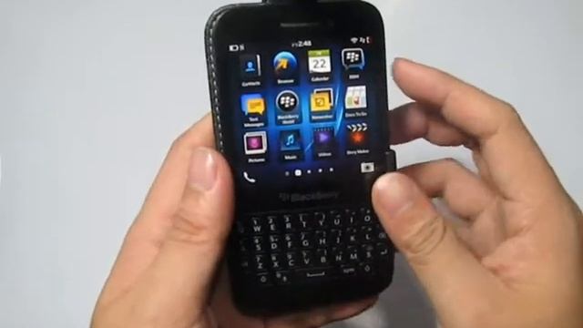 PDair Leather Case for BlackBerry Q5 - Flip Top Type смотреть онлайн