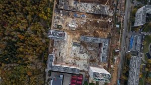 Обзор ЖК ПИК Дмитровский Парк Аэросъемка 2020-10-11