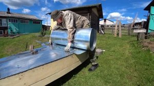 Постройка лодки плоскодонки своими руками. Самодельная лодка для рыбалки и охоты.