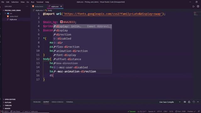 Create a Pricing card With HTML CSS and SASS смотреть онлайн