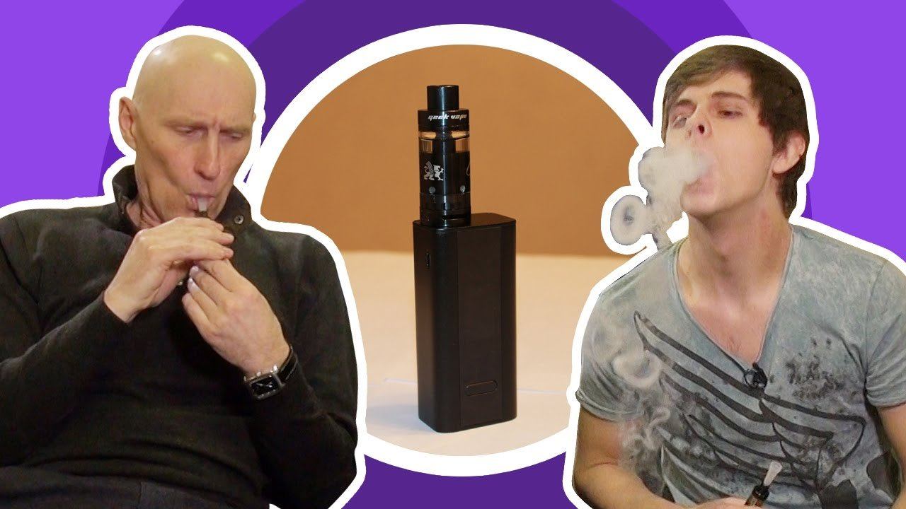 ВЗРОСЛЫЕ И МОЛОДЫЕ ПРОБУЮТ ВЕЙП смотреть онлайн